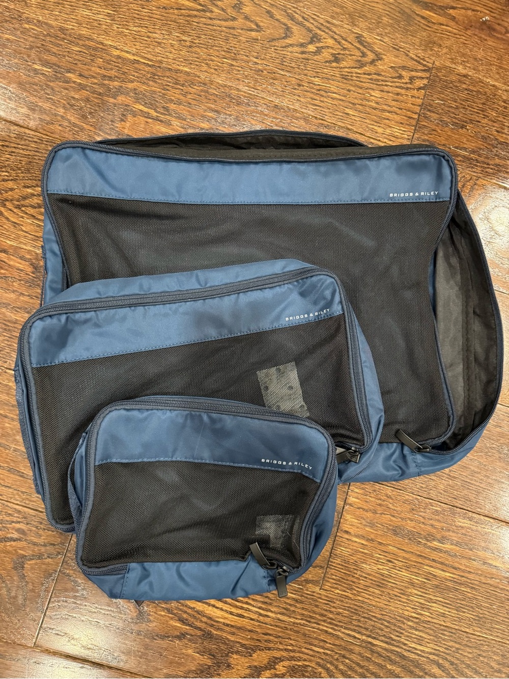 Briggs & Riley Navy Check-In Compression Packing Cube Set - 3 Piece - Picture 2 of 4